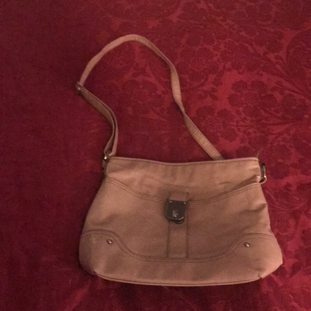 Faux leather blush purse